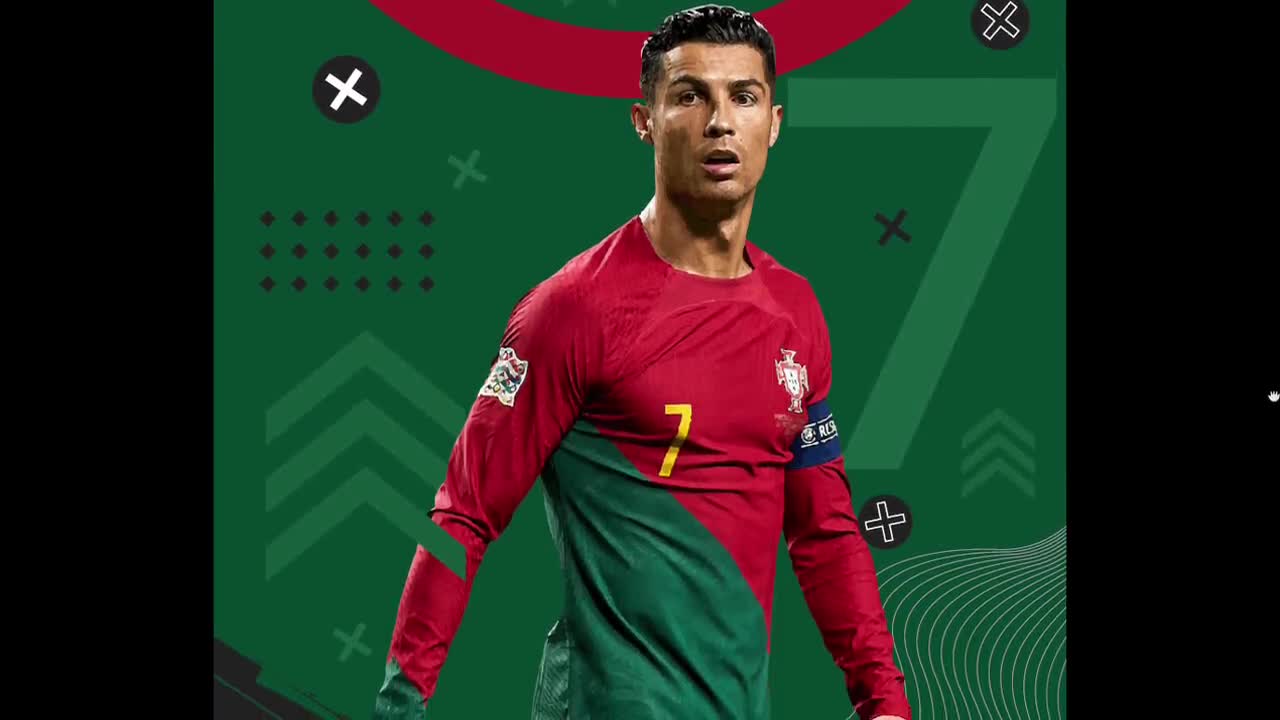 Póster de Cristiano Ronaldo de fútbol para pared, tamaño A4