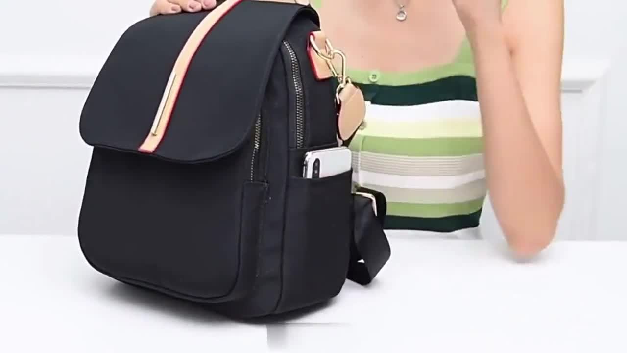 Backpack And Handbag Set, Backpack For Women, Waterproof Double Shoulder Bag  Crossbody Bag, Women's Travel Backpack Send Coin Purse, Multifunctional Backpack  Handbag Sling Bag 1 Use Bag - Temu