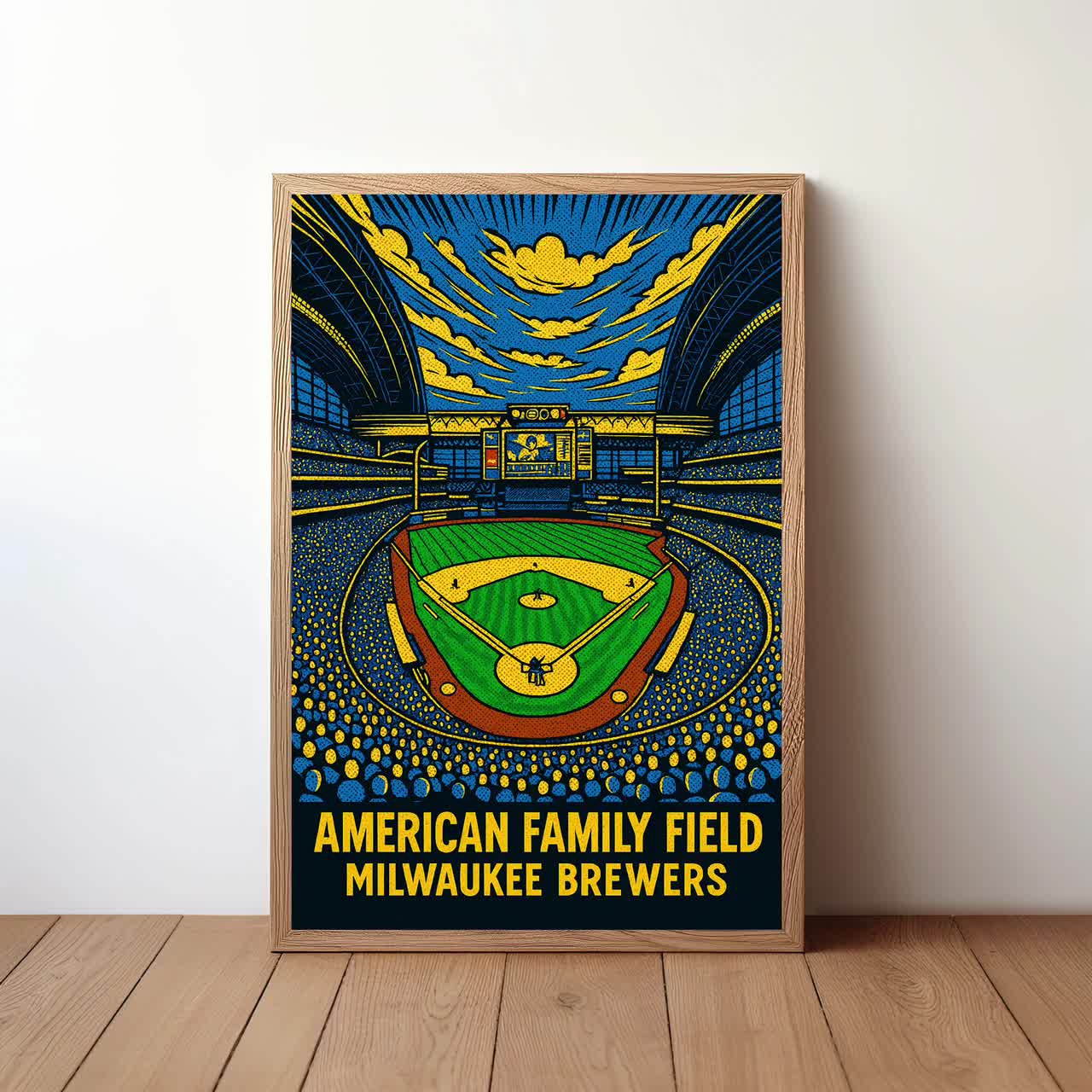 Oracle Park San Francisco Giants: Baseball Stadium Poster Digital