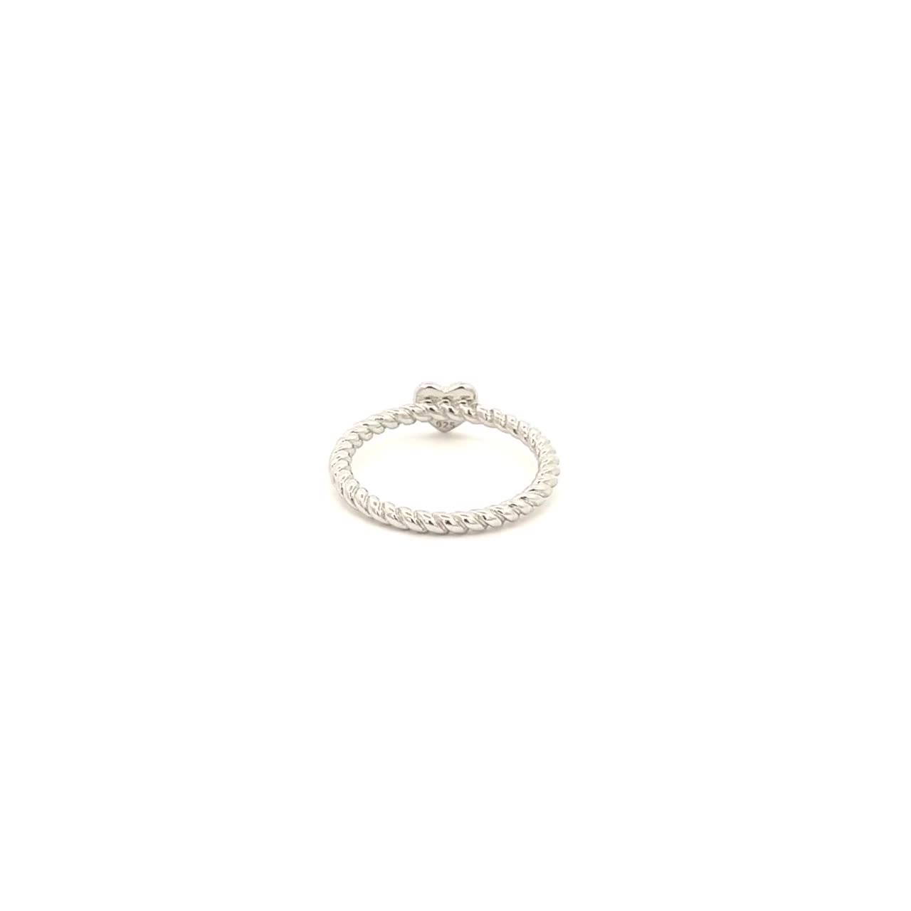 Bague bébé en argent sterling petite fille, bague enfant licorne