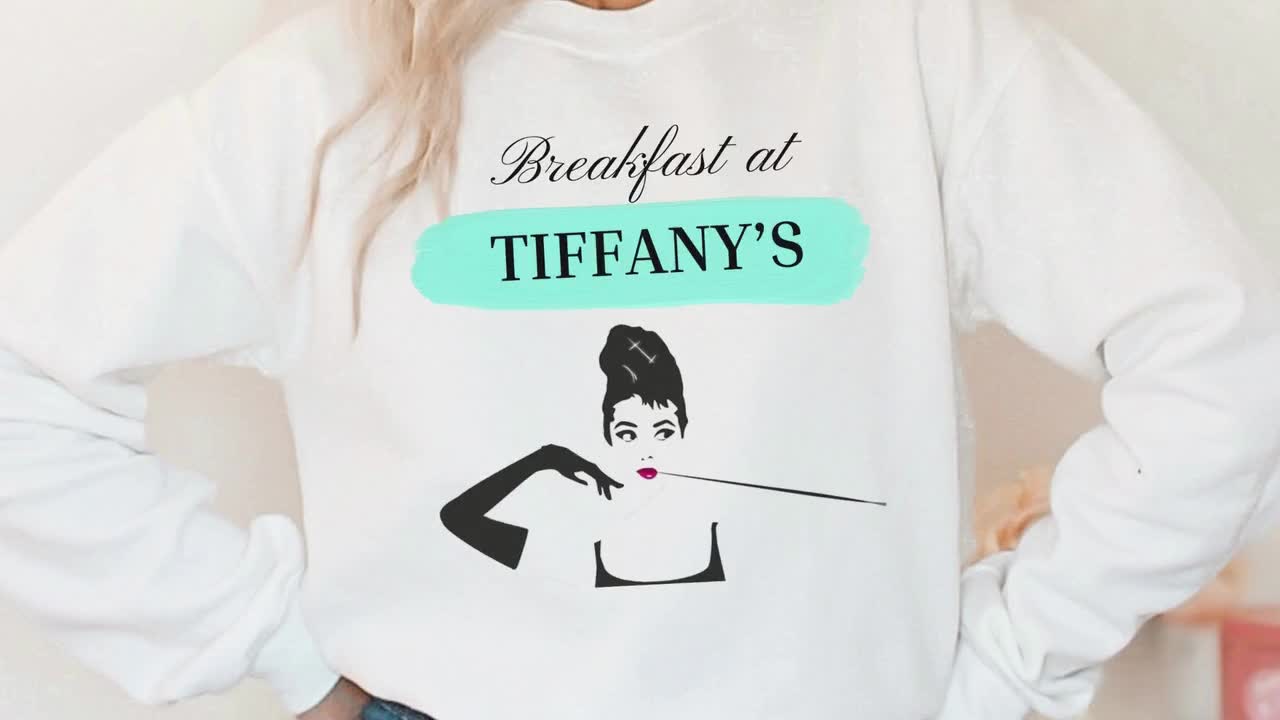 Audrey Hepburn Tiffany And Co Sweatshirt Tiffanys And Co Clothing Canada