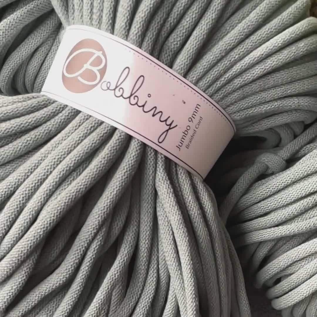 Bobbiny Laurel Cotton Cord 9mm, 108 yards 100 meters Cordón de algodón  trenzado, cordón de algodón reciclado certificado -  México