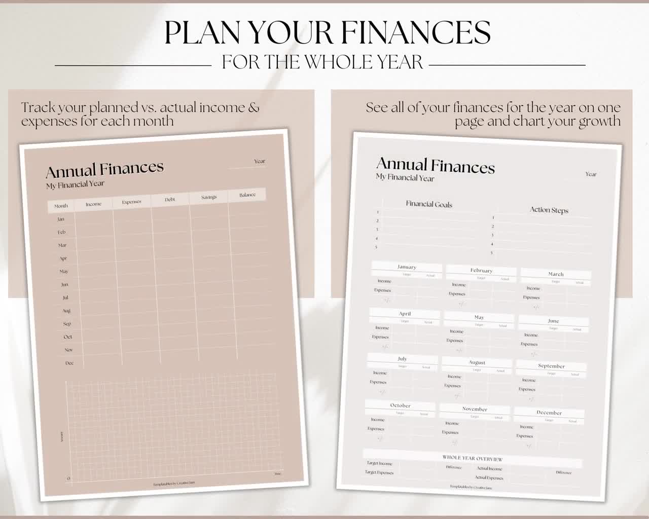 Budget Planner – LUX PRODUCTIVITY