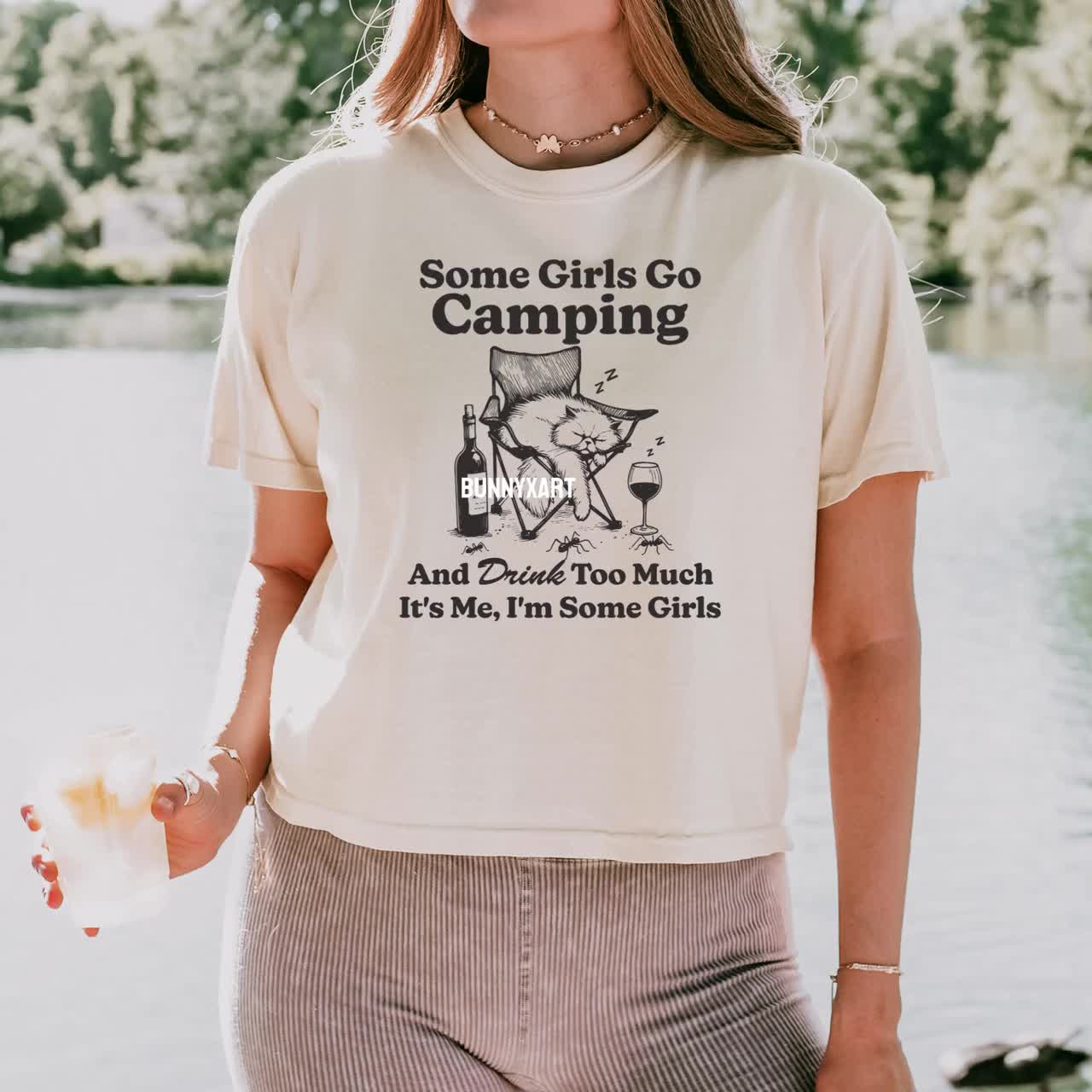 Some Girls Go Camping, SVG PNG, Funny Drink Too Much Shirt Design