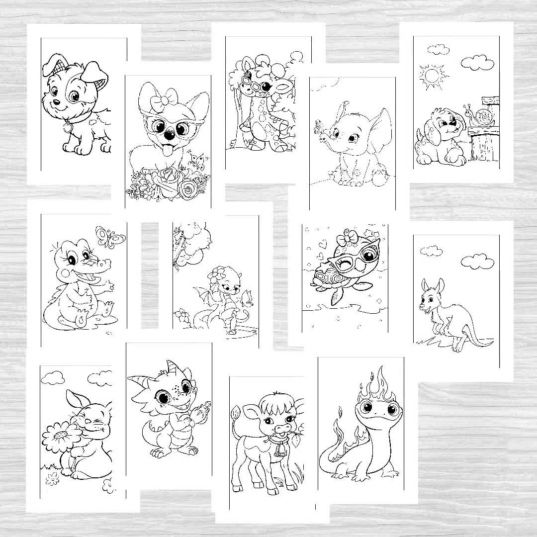 Coloring Book Boys 8-12: Baby Funny Animals and Pets Coloring Pages for  boys, girls, Children (Baby Genius #9) (Paperback)