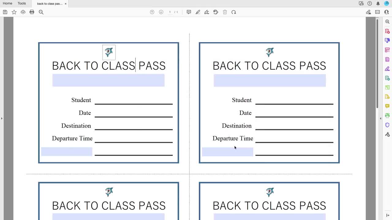 Classroom Pass