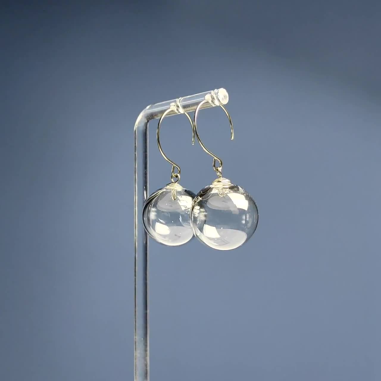 ◆VINTAGE HOLLYWOOD◆ Clear Bubble Earrings VH2336EA012B 20210410_111358_grande.jpg?v=