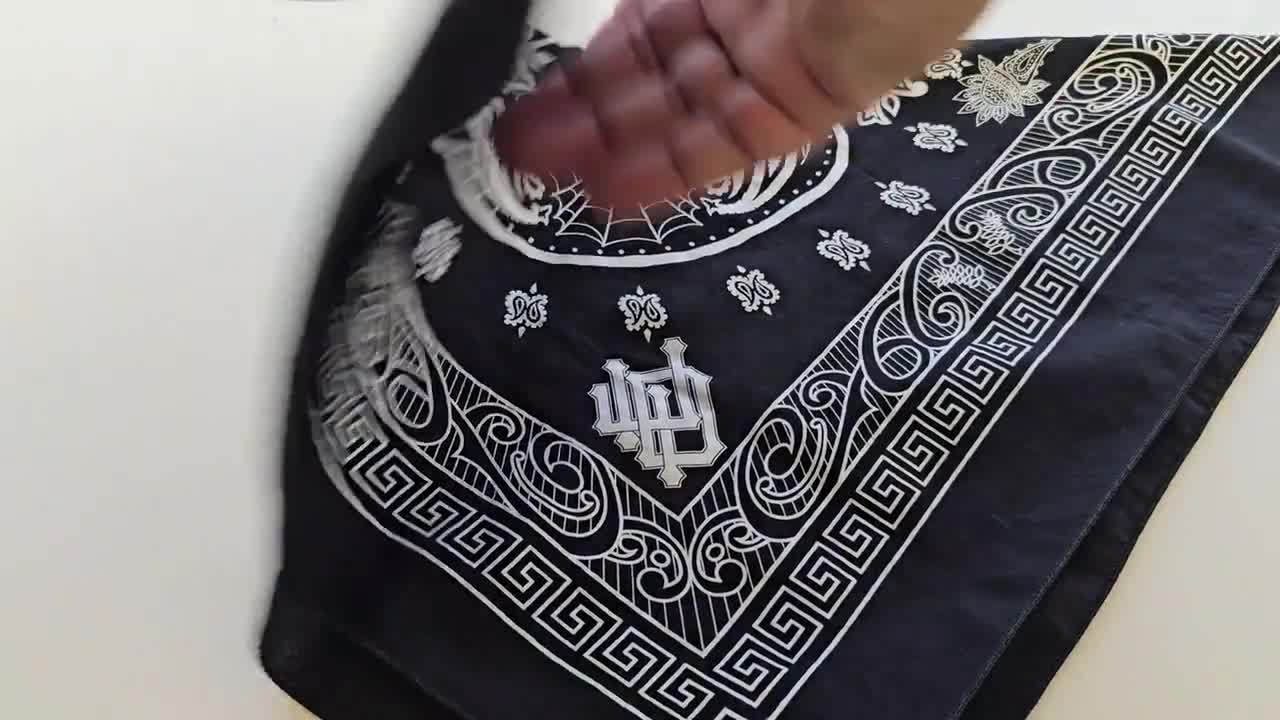 Skull Bandana - FULL - Etsy