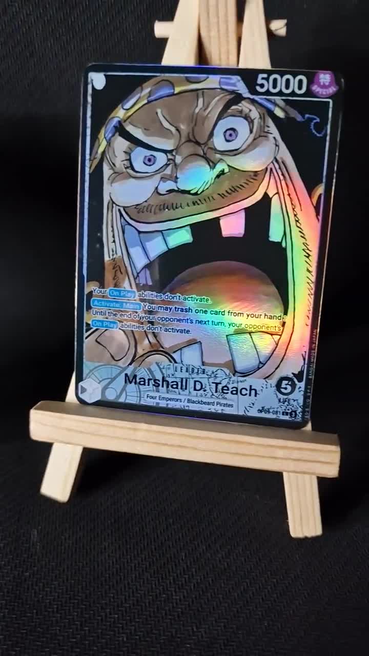 ワンピース プロキシカード ホロ - マーシャル・D・ティーチ