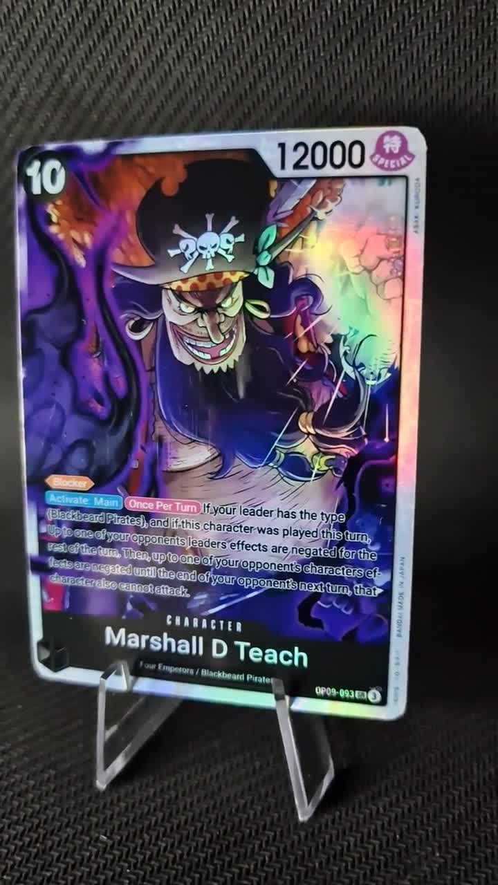 61 Card Near Mint Deck One Piece TCG Blackbeard Deck  61 Cards OP09093  Marshall D. Teach  Tournament Ready