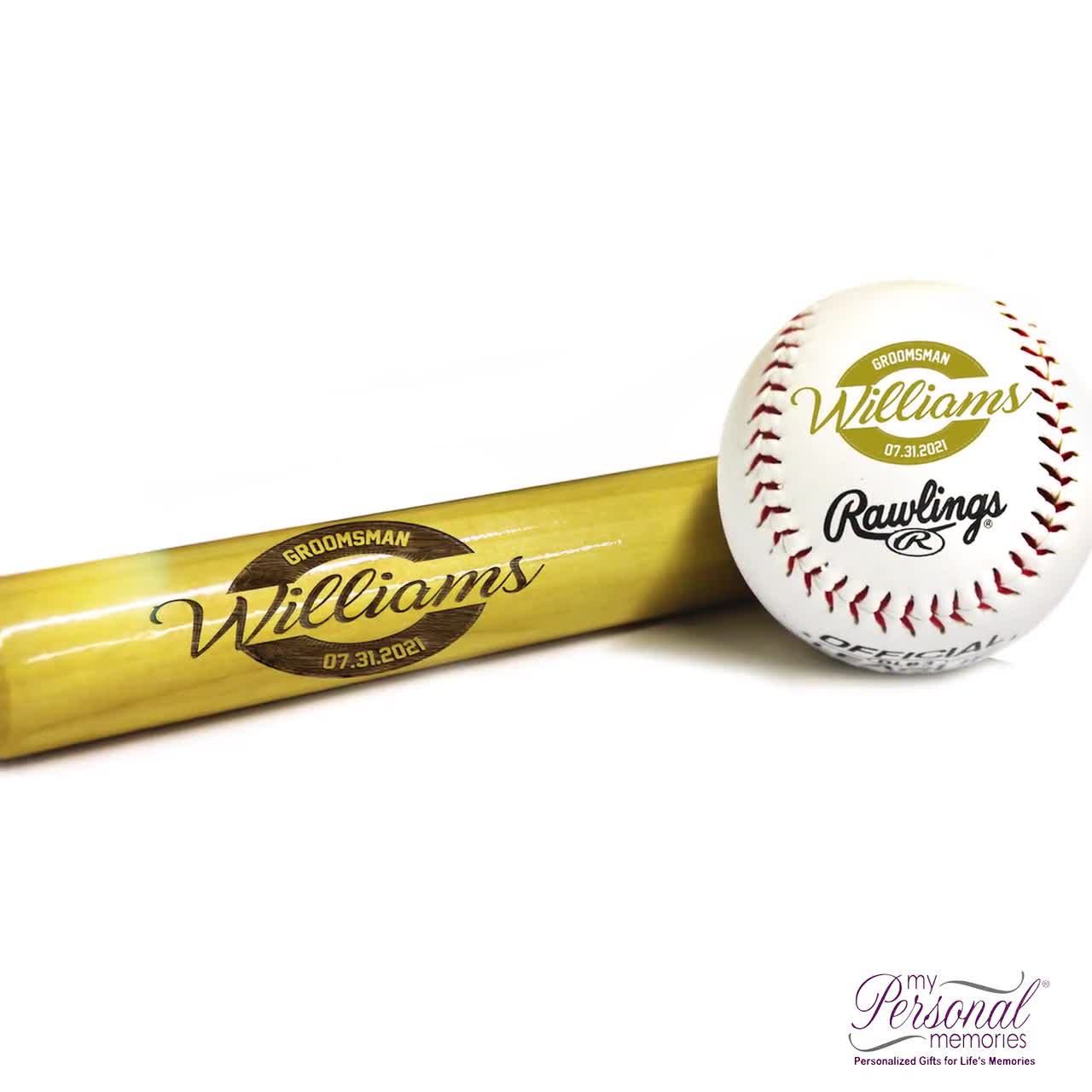 Kreta ordbog Recite Engraved Baseball Bat Gift for Ring Bearer Baseball Gifts - Etsy