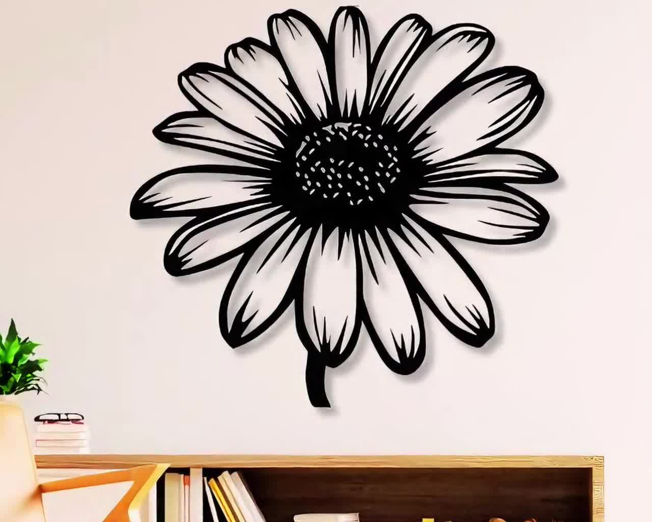Daisy Flower Cut Files: CNC Plasma Laser Cricut Glowforge Xtool