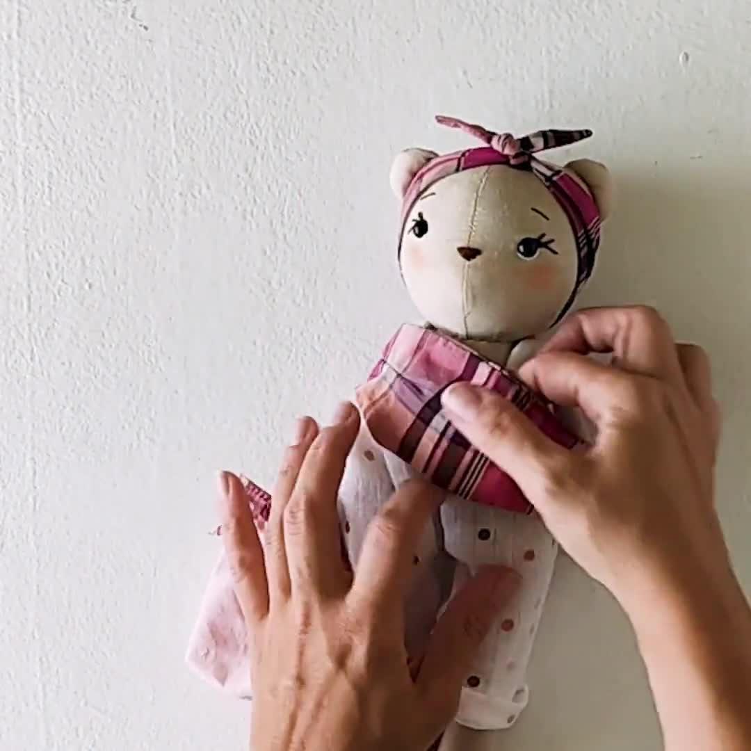 Video: How to Make a Teddy Bear Stuffed Animal with Cuddle® Minky Plush  Fabric (& Teddy Bear Stuffie Pattern)