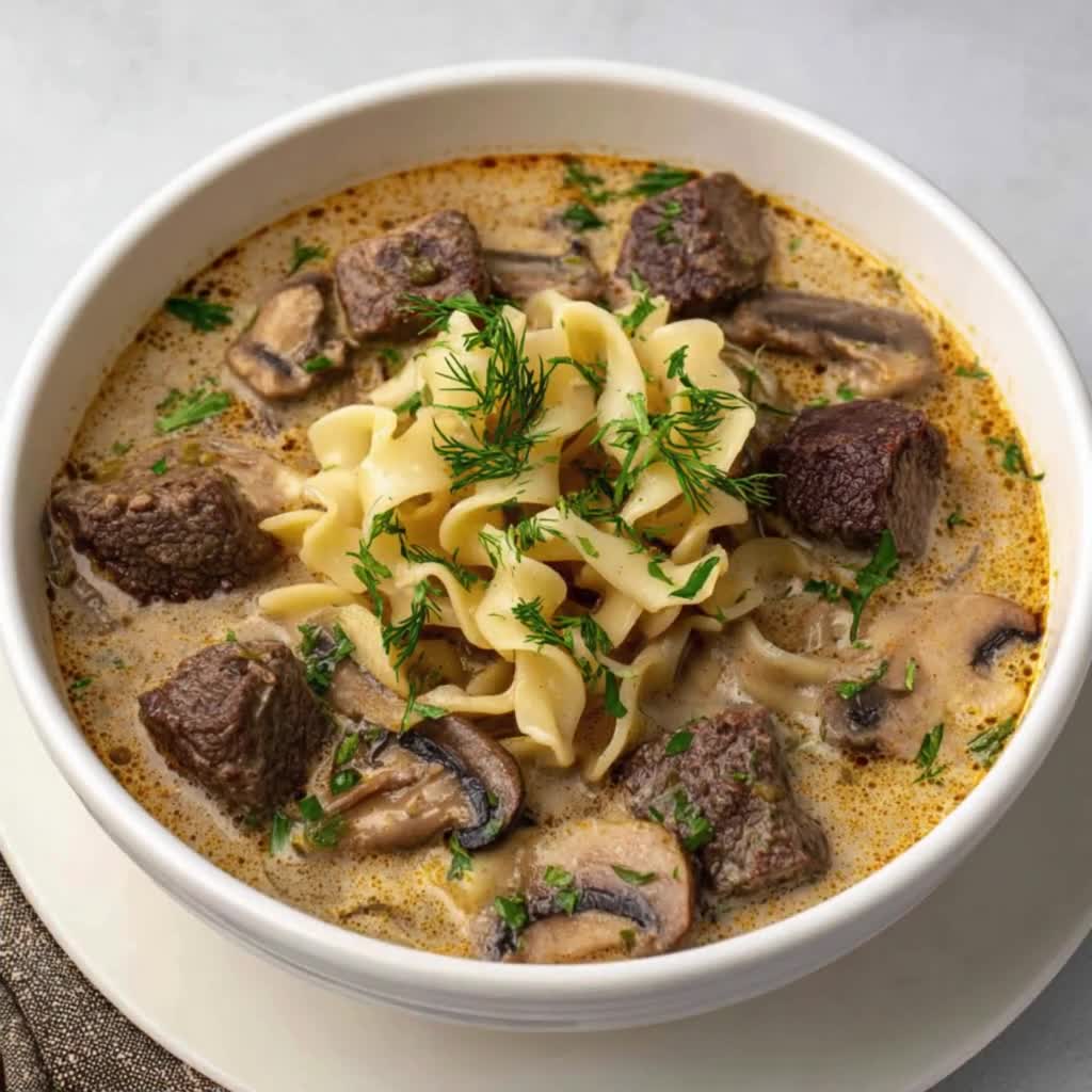 Noodle Soup Beef Stroganoff Soup Instant Pot BEST RECIPE For Beef