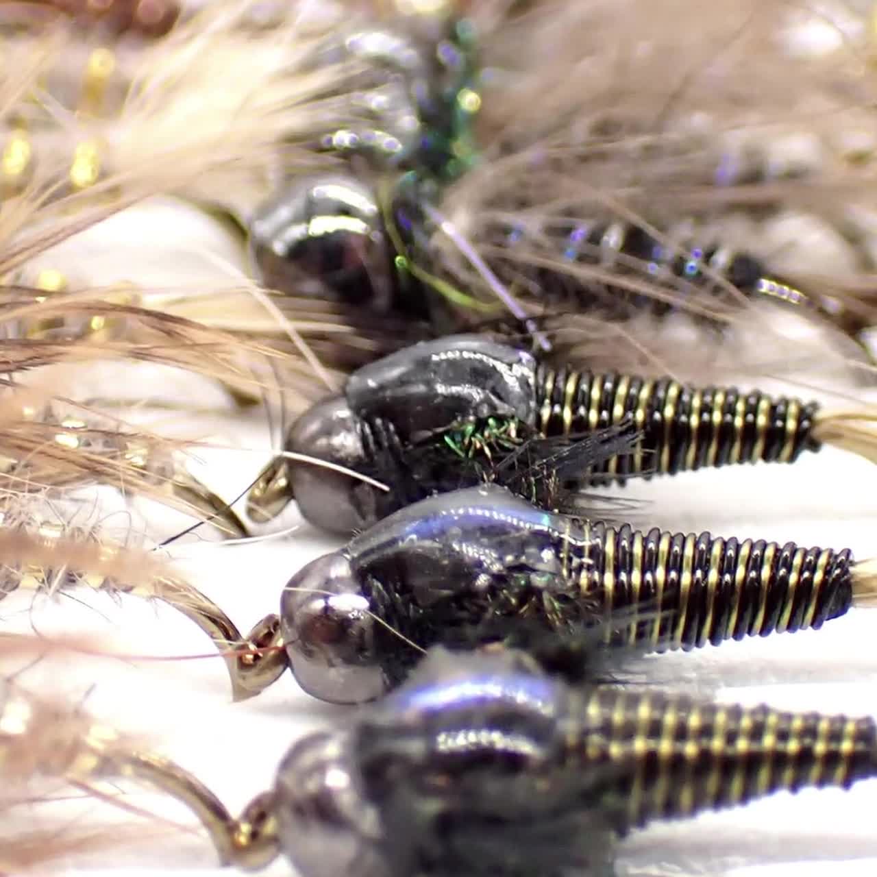 200 Mouches De Pêche à La Truite Assorties - World Class Flies - Lot Débutant
