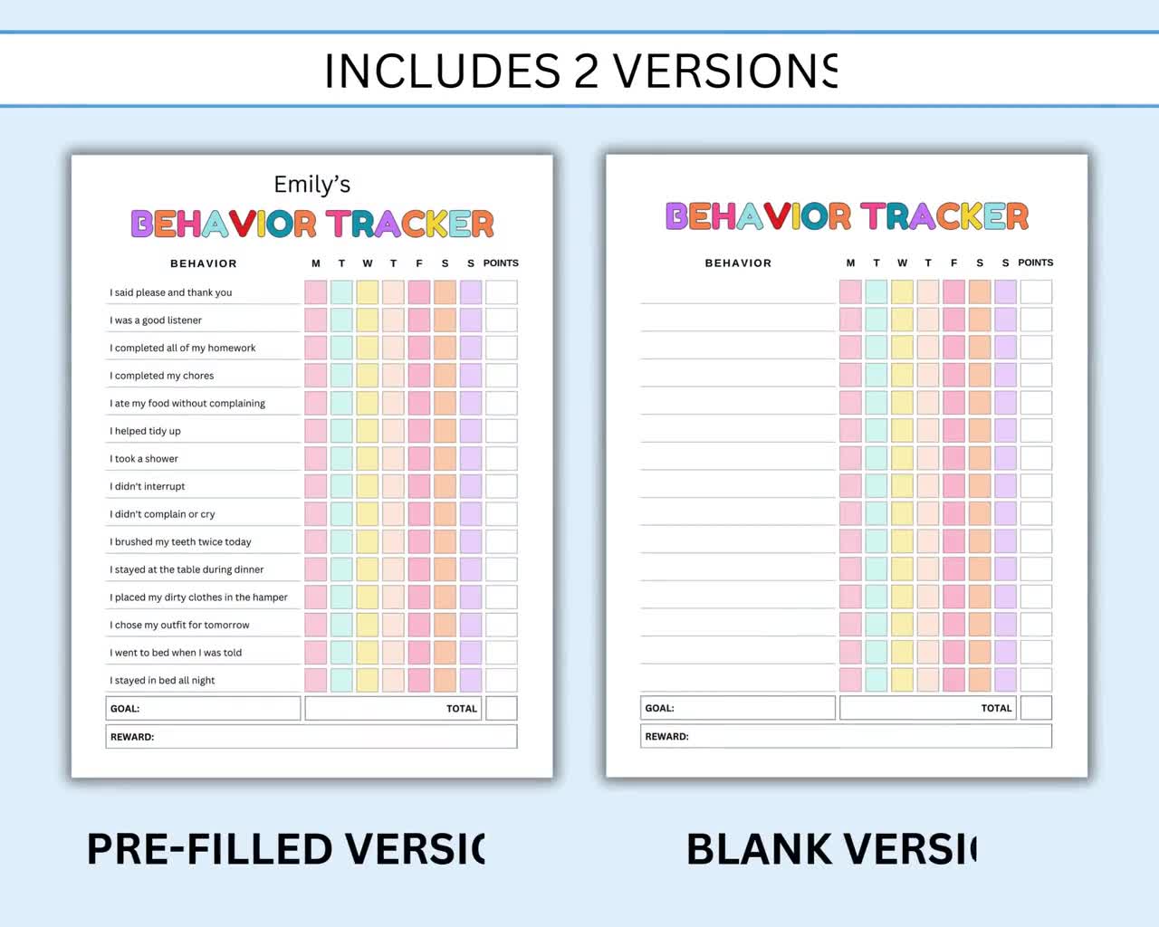 Behavior Reward Chart for Kids Editable. Behavior Tracker for Kids. Good Behavior Chart. Printable Children Behavior Chart. Home. Classroom. video poster