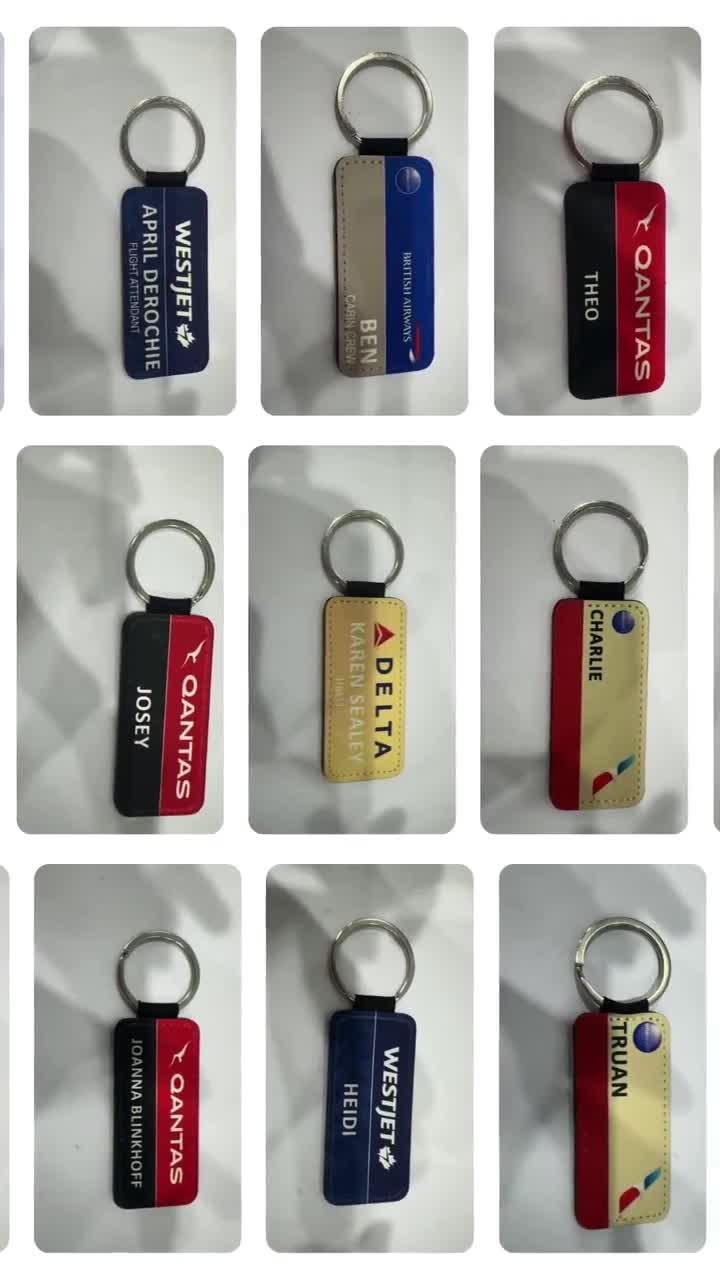 Personalized Airline Name Tag: Cabin Crew Luggage Accessory - Etsy
