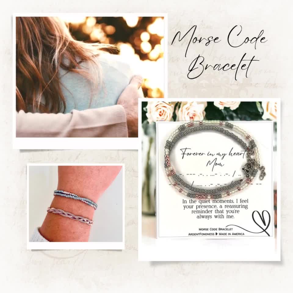 We Are Kind Morse Code Bracelet - My Saint My Hero