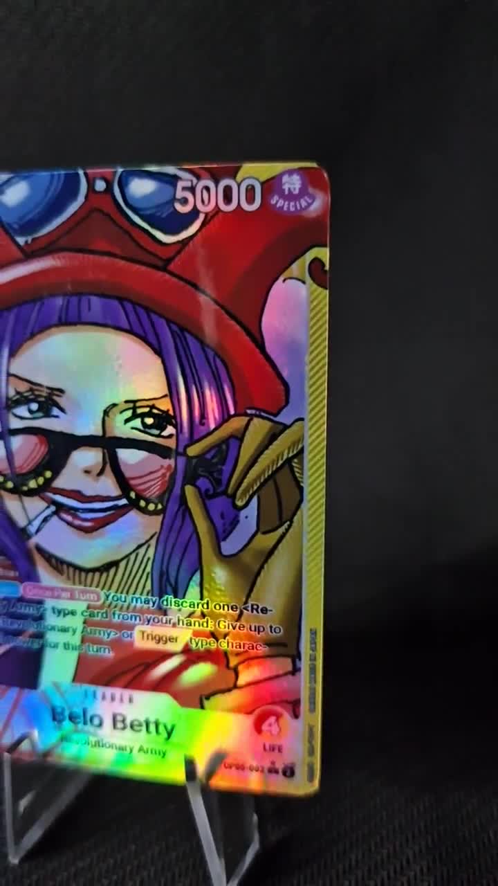 One Piece Proxy Card Holo - Belo Betty Leader OP05-002 Alt Art - Etsy