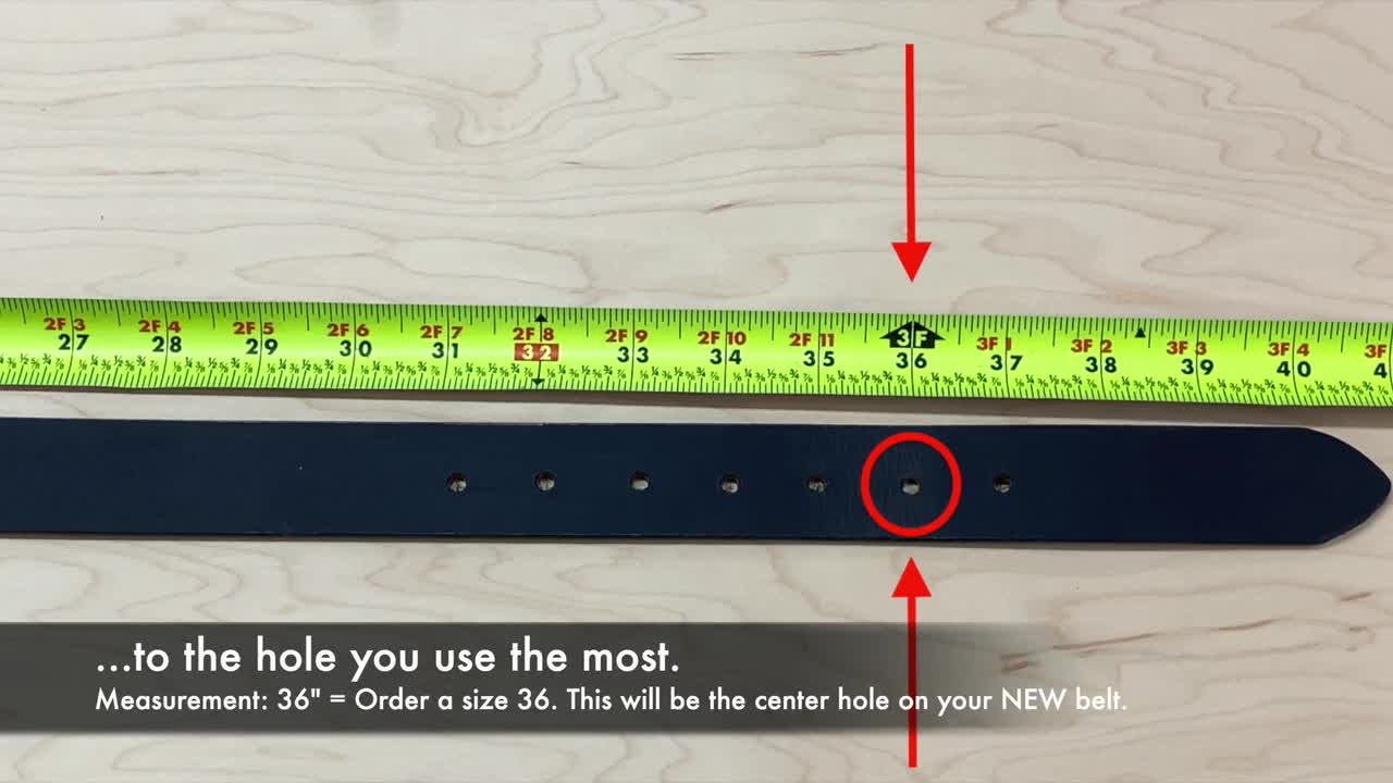 Measure Your Belt Size & Videos