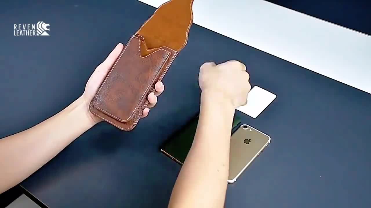 Custodia Verticale Con Clip Per Cintura Fondina Porta Cellulare - Foto 2