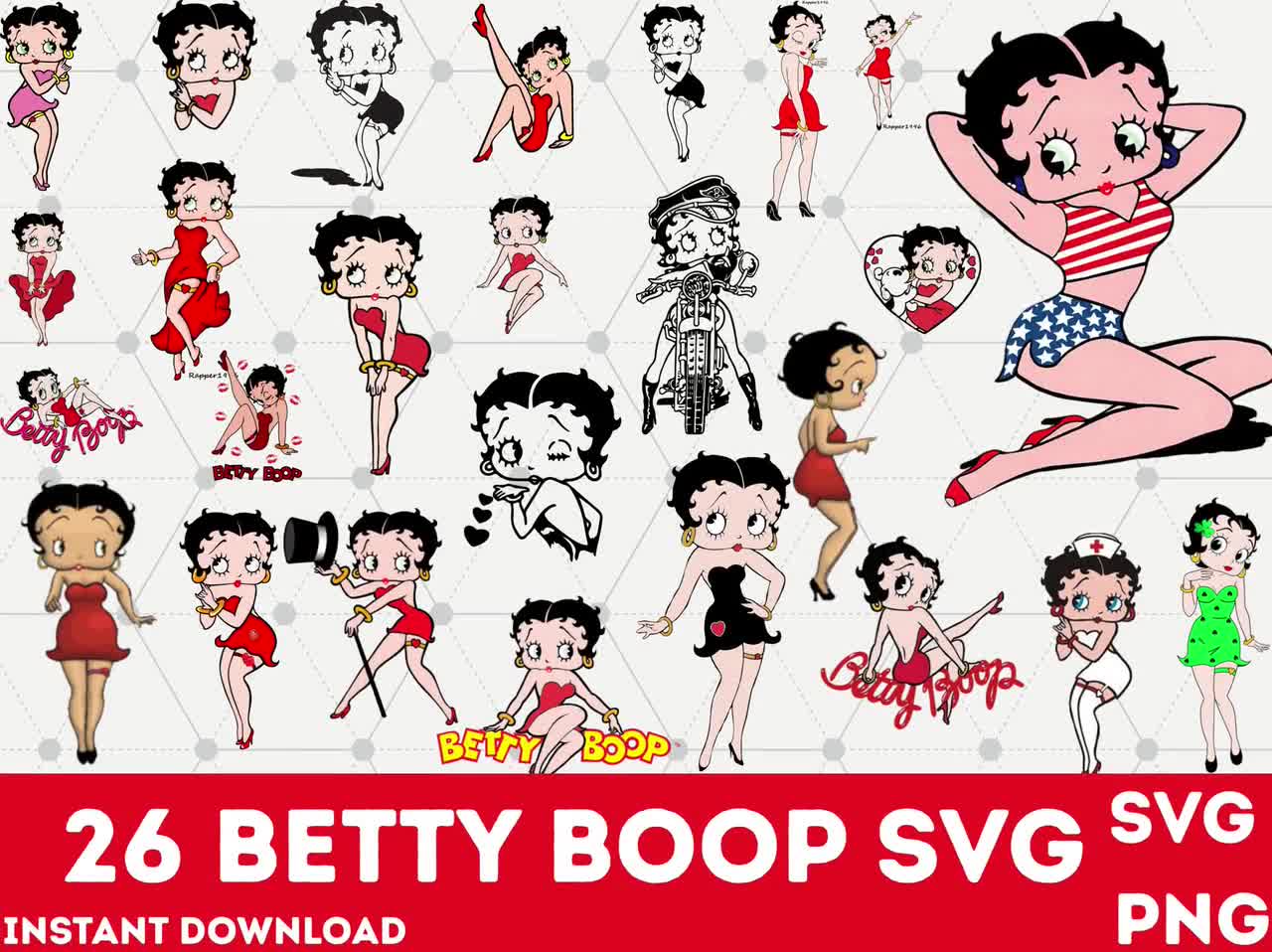 WACKWACK ／ワクワク 切り絵　ベティ・ブープ WACKWACK ／ワクワク 切り絵 ベティ・ブープ Betty boop eps - Etsy 日本