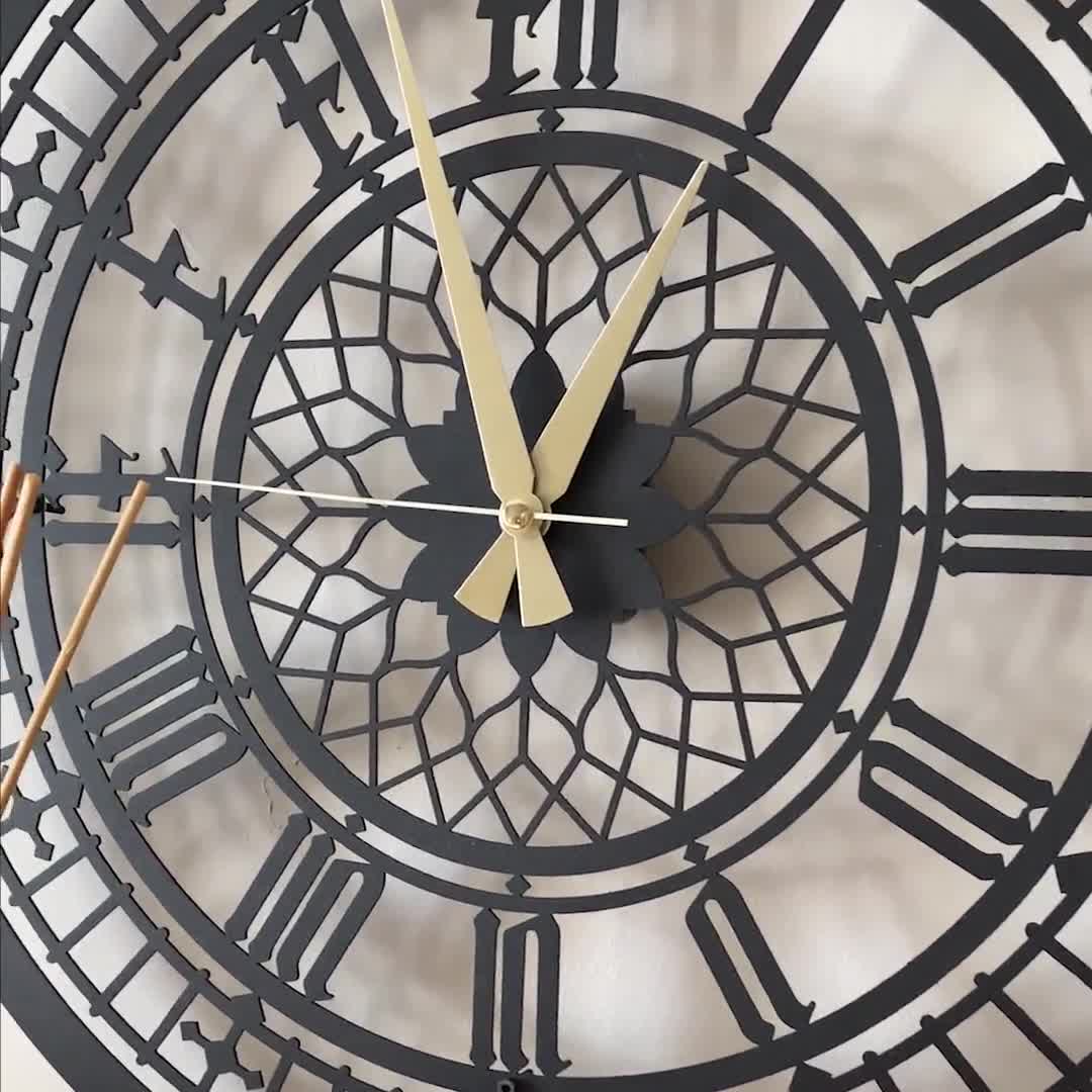 Big Ben Large Wall Clock, Oversized Unique Wall Clock, Farmhouse Wall  Clock, Rustic Wall Clock, Metal Wall Clock, Housewarming Gift