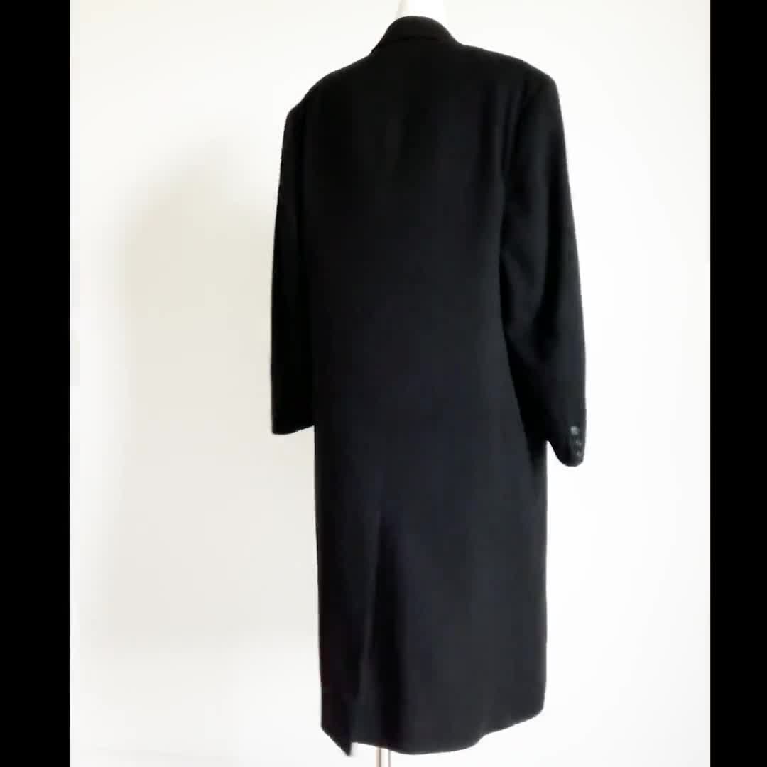 BILL BLASS Men’s Vintage 100% Cashmere Long shops Coat