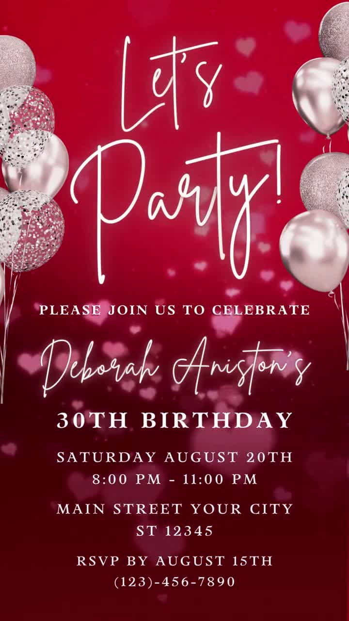 Free And Printable Birthday Invitation Templates Canva, 55% OFF