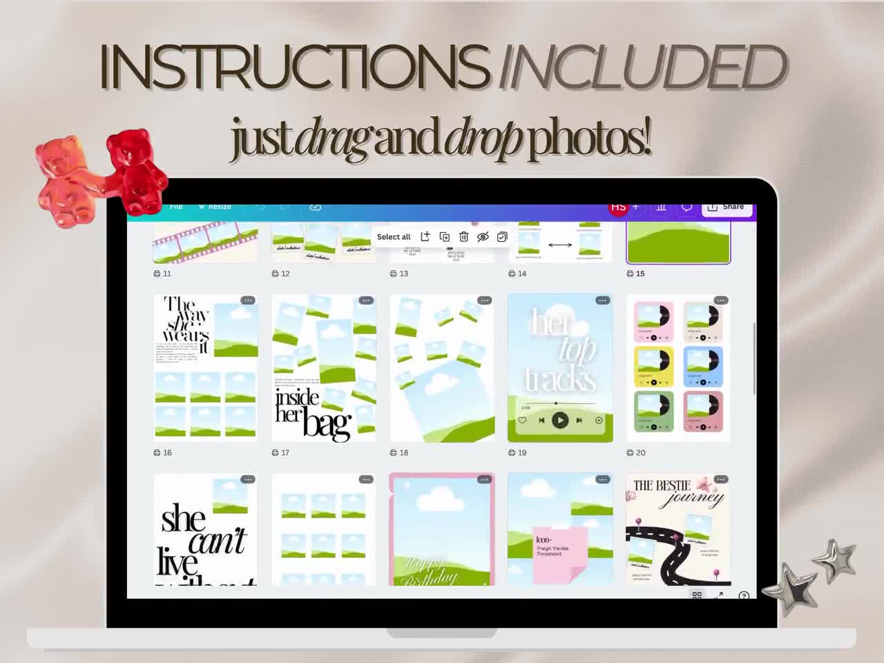 親友への誕生日プレゼントに使えるカスタム雑誌テンプレート｜Canvaで印刷・編集可能な誕生日ギフト｜女の子のルームメイトへの誕生日の記念品 video poster