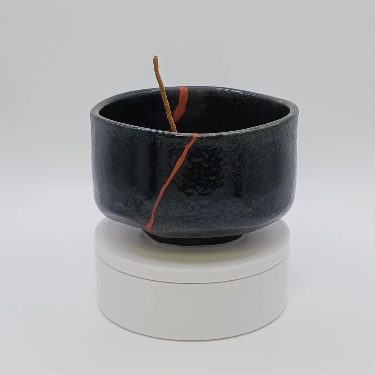 金継ぎで修復された抹茶碗：銅製装飾茶碗、香炉 - Etsy 日本