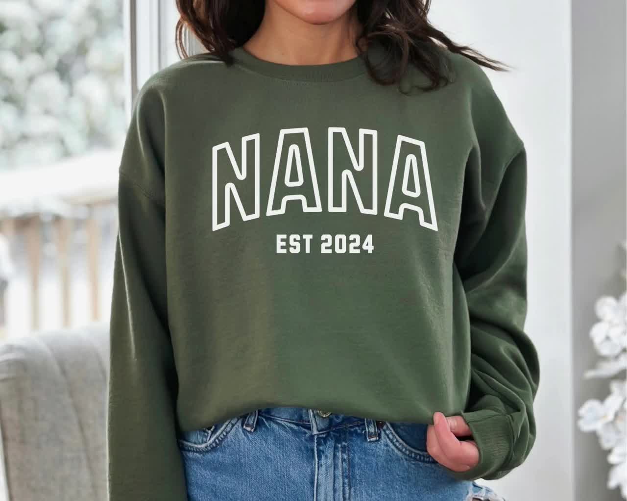 Nana Sweatshirt Nana Crewneck New Nana Gifts Nana Shirt Nana