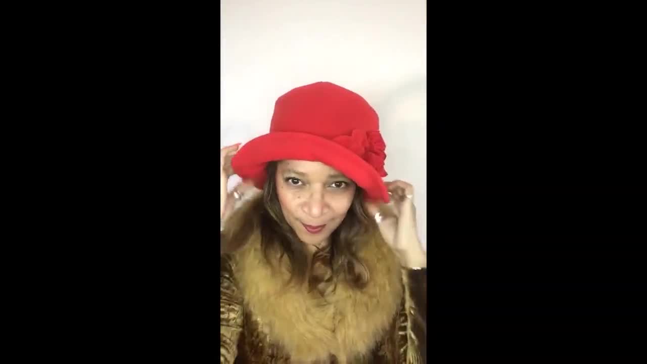 Gorro lluvia mujer rojo burdeos