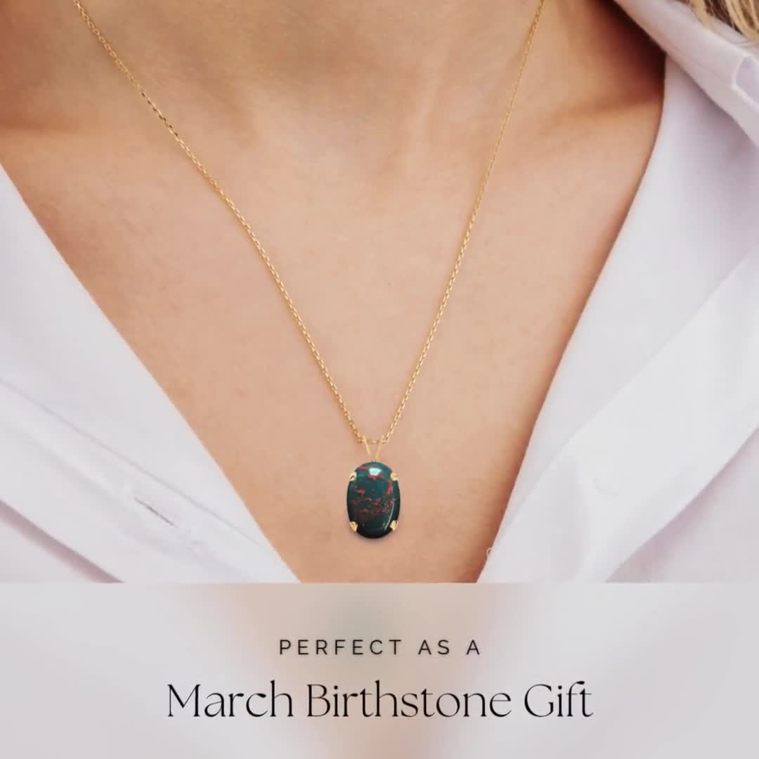 [STONE HENgE] 韓国☆14K☆Lucky U March Birthstone Necklace STONE HENgE ストーンヘンジ「Lucky U」P1399 14K ネックレス