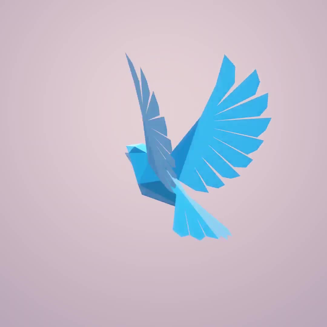 【ドローイング】青い鳥 鳩 F0キャンバス 25 05 04 (Sun) Accompanying pigeons to GN and CH in the west