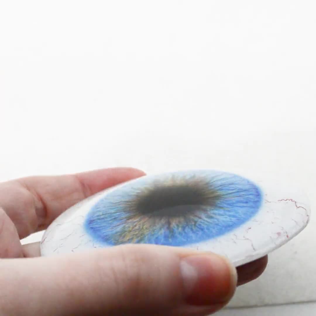 Fonowx Par De Ojos De Cristal Para Muñecas BJD – 6 Mm, Color Realista, Ideales Para Manualidades Y Regalos
