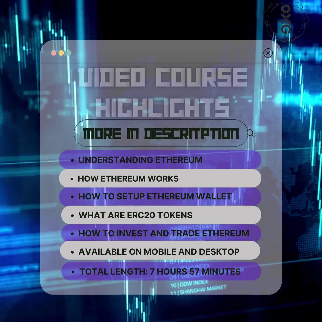 Ethereum Investing & Trading Video Course + Crypto Ebooks