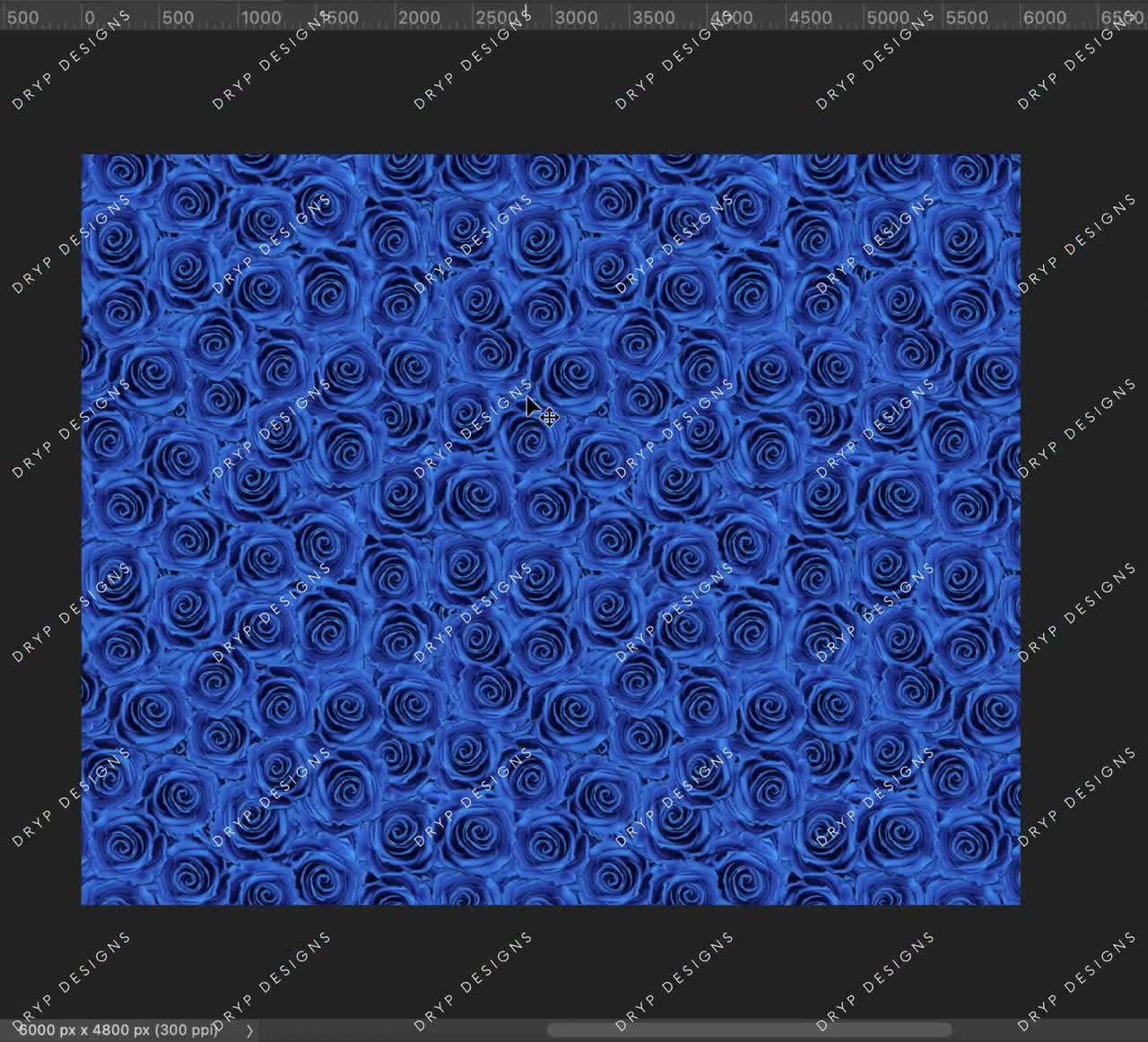 Blue Camouflage Seamless Digital Paper — drypdesigns