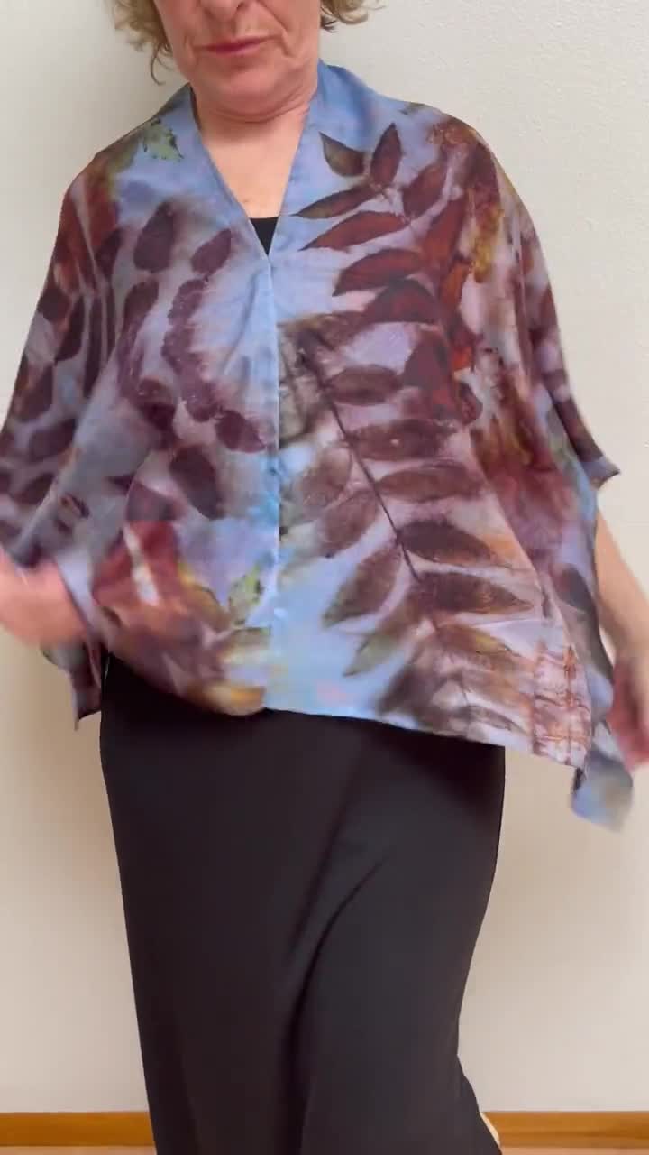 Habotai Poncho Shirt