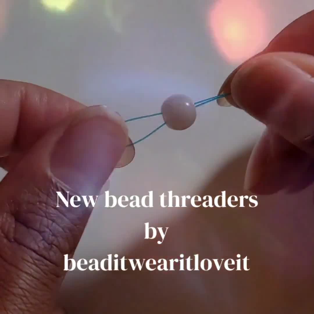 Loc Jewelry Bead Threader, Dreadlock Hair Accessory Tool, Set of 2 Bead  Threaders 