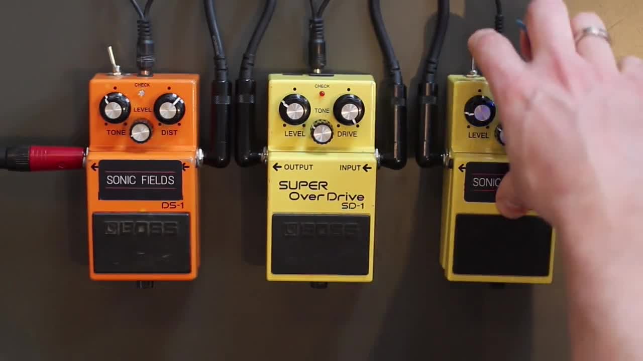 Sonic Fields Boss SD-1 'Double Cheese' mod - Instructions only !!!