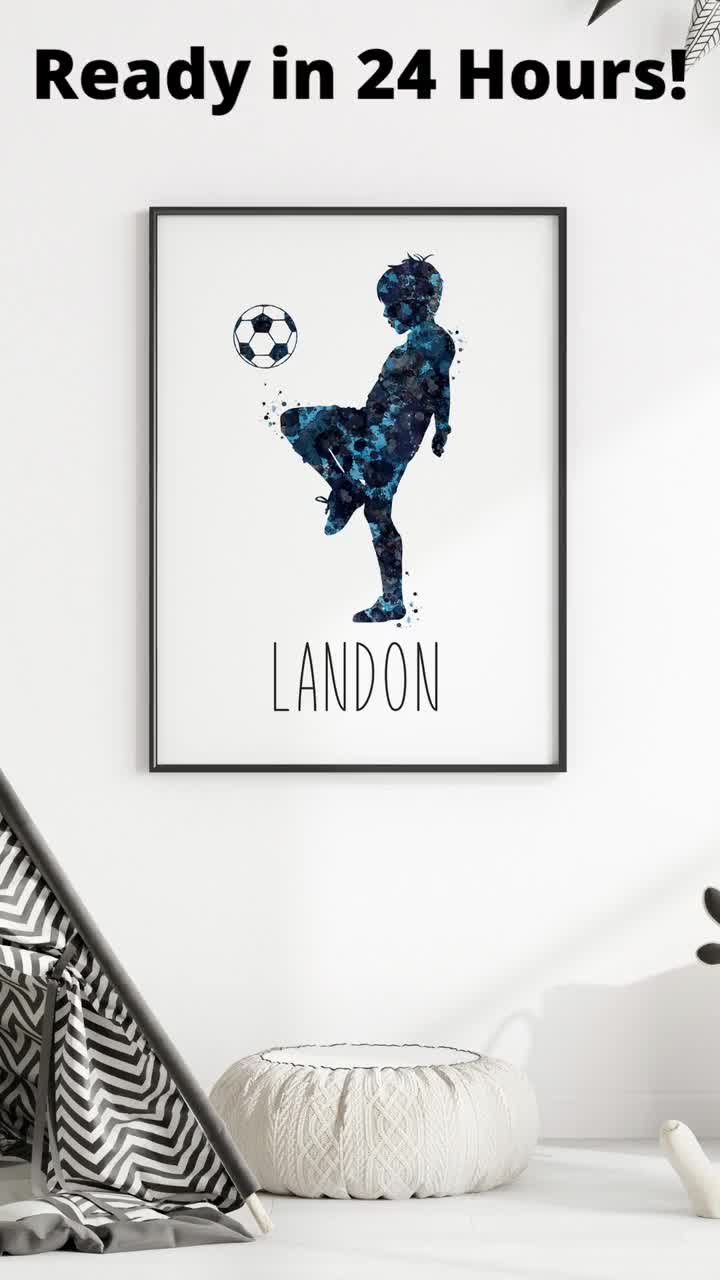 Poster, affiche Football Player, Cadeaux et merch