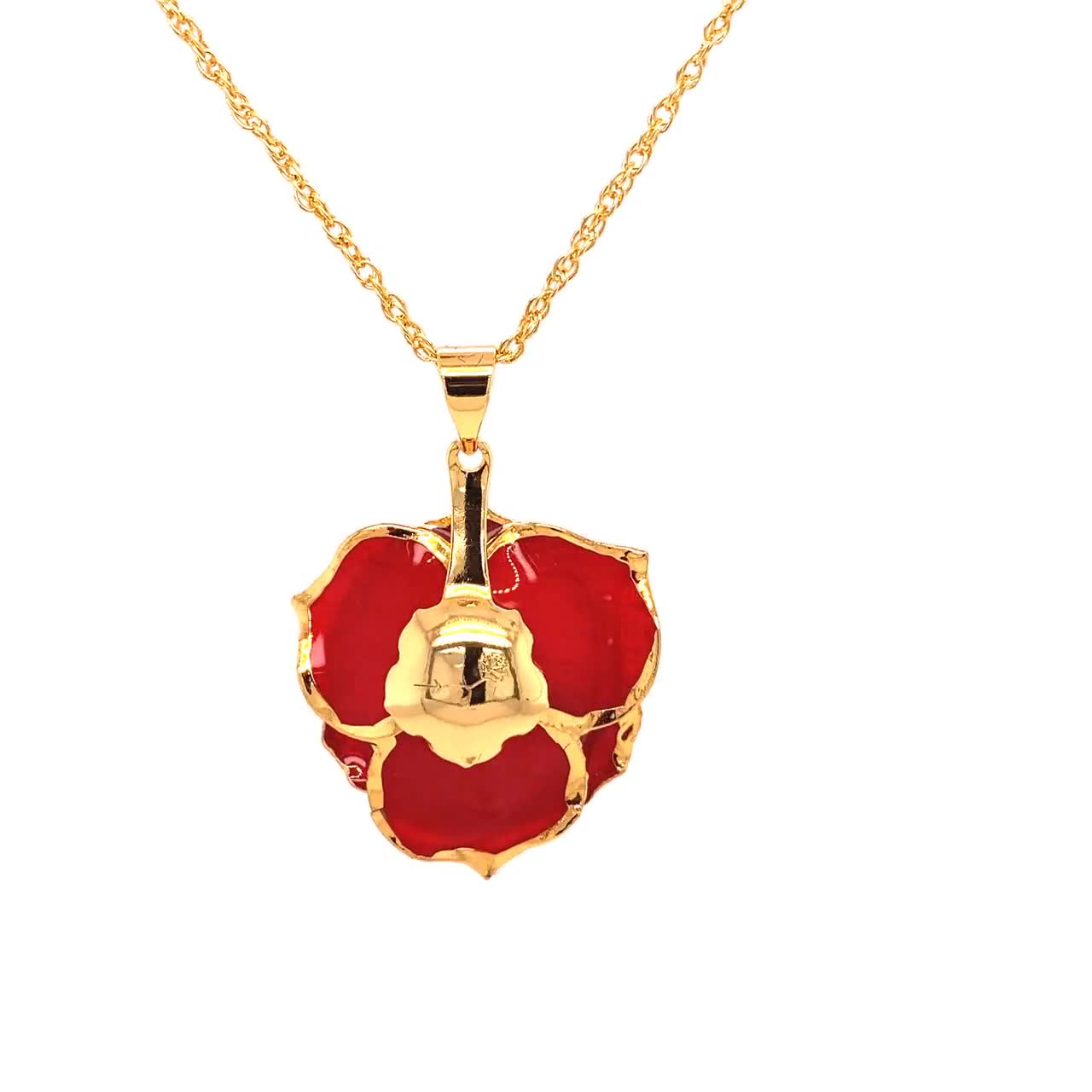 24k Gold Real Rose Closed Bud Eternal Rose Pearl Collection Crimson Love -   Canada