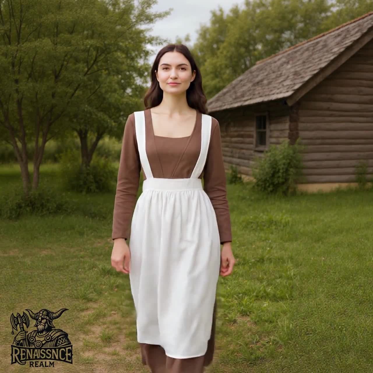 HISCHRONE エプロンドレス HISCHRONE エプロンドレス さえら Hischrone エプロン ブルー 薄水色