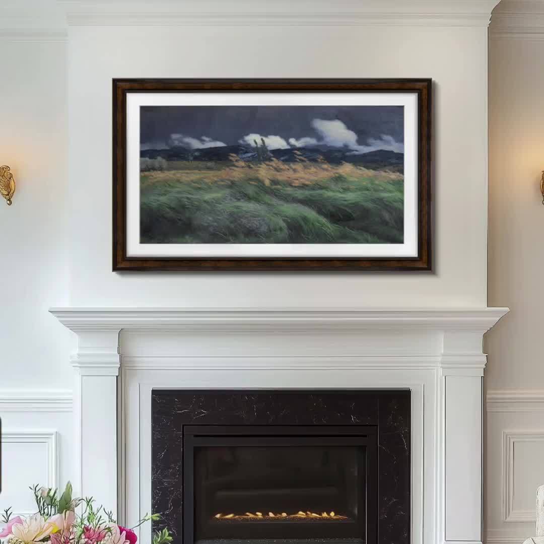 Brushed Brown TV Frame for Samsung the Frame/pro, Hisense Canvastv