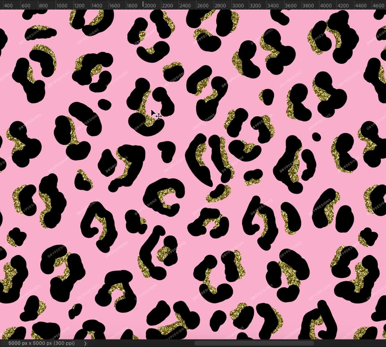 Stylish Bubble Gum Pink Leopard Print Art Print