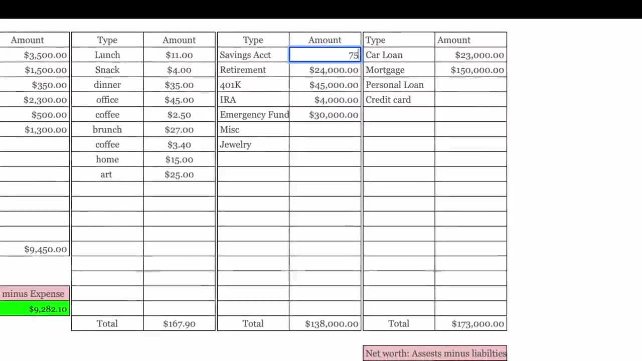 Hoja de cálculo de ingresos y gastos mensuales de Año Nuevo: Registro de gastos (PDF imprimible) video poster