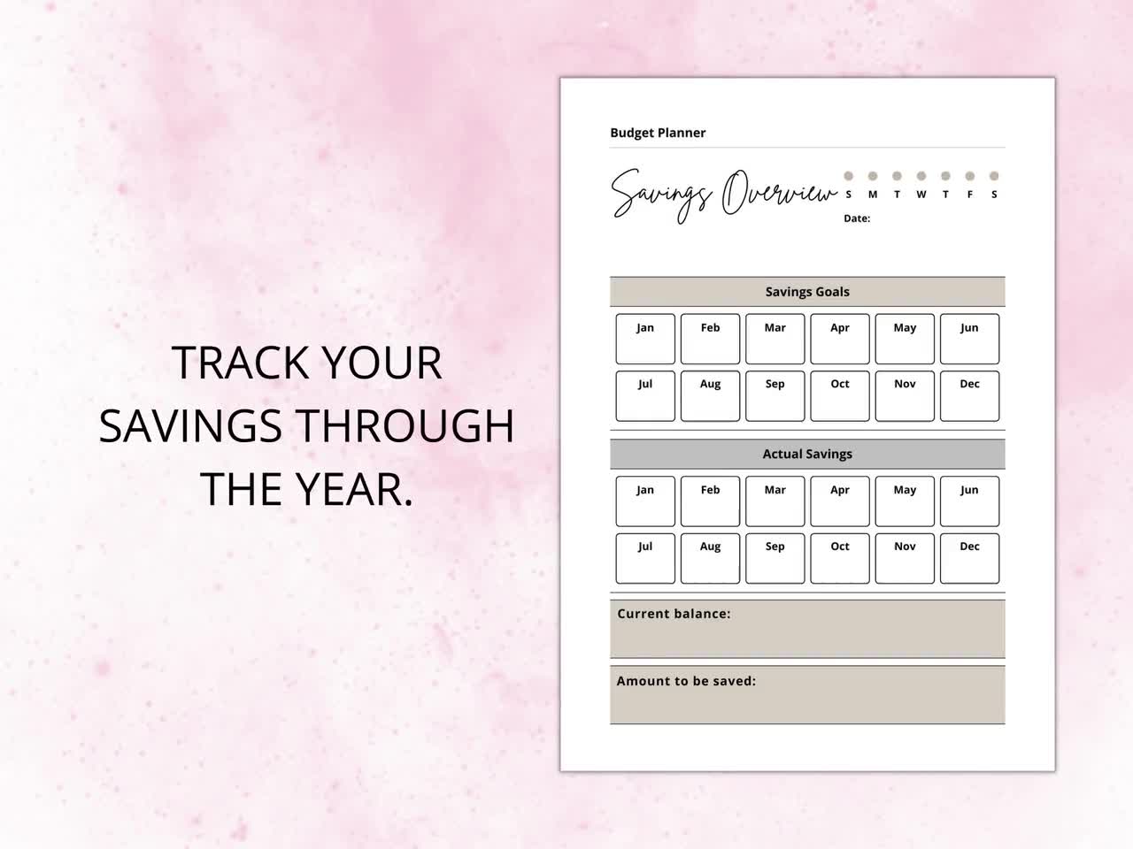 Budget Planner Personal Budget Monthly Budget Annual 