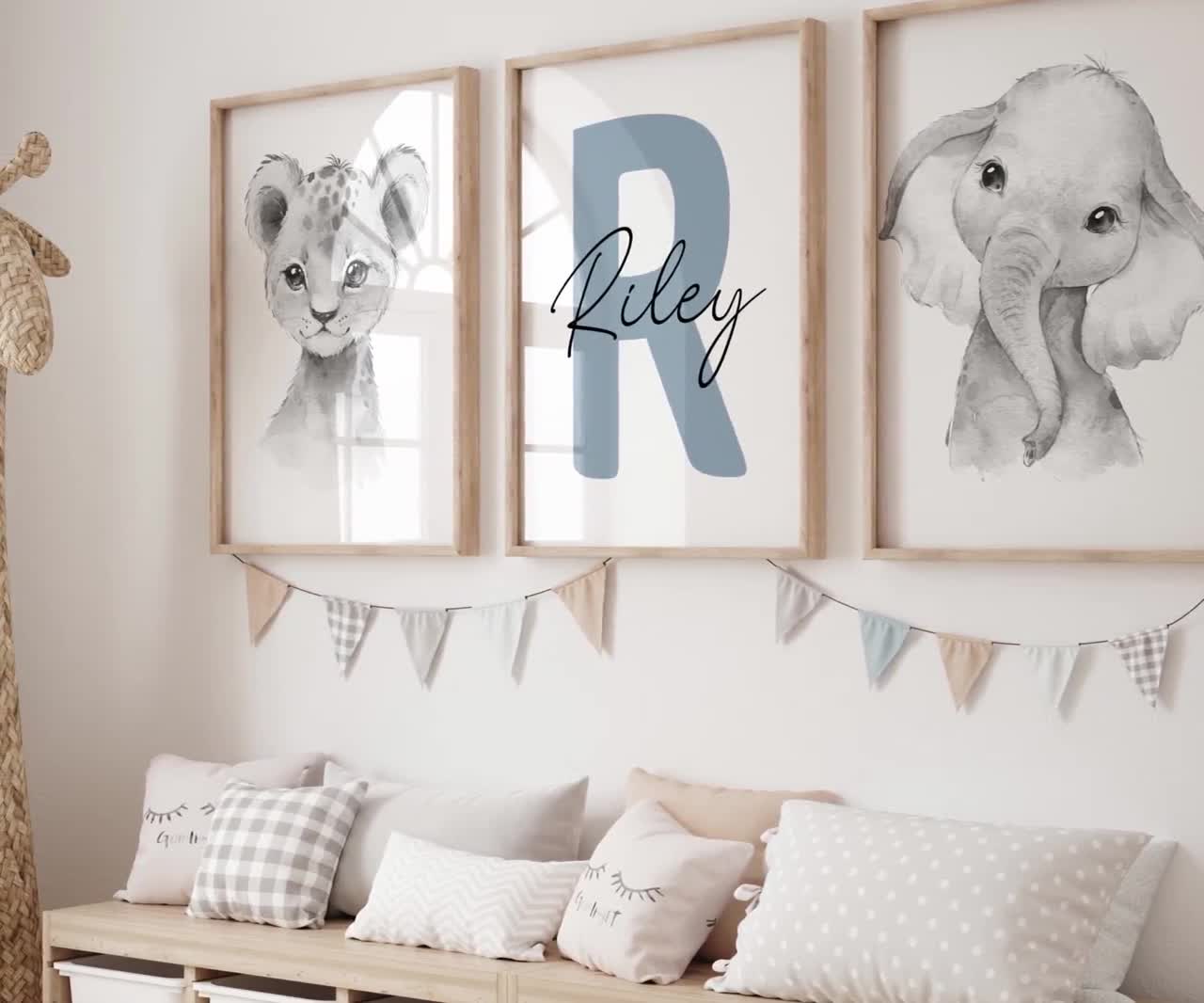 King of the JUNGLE Wall Lettering Nursery/playroom Decor 