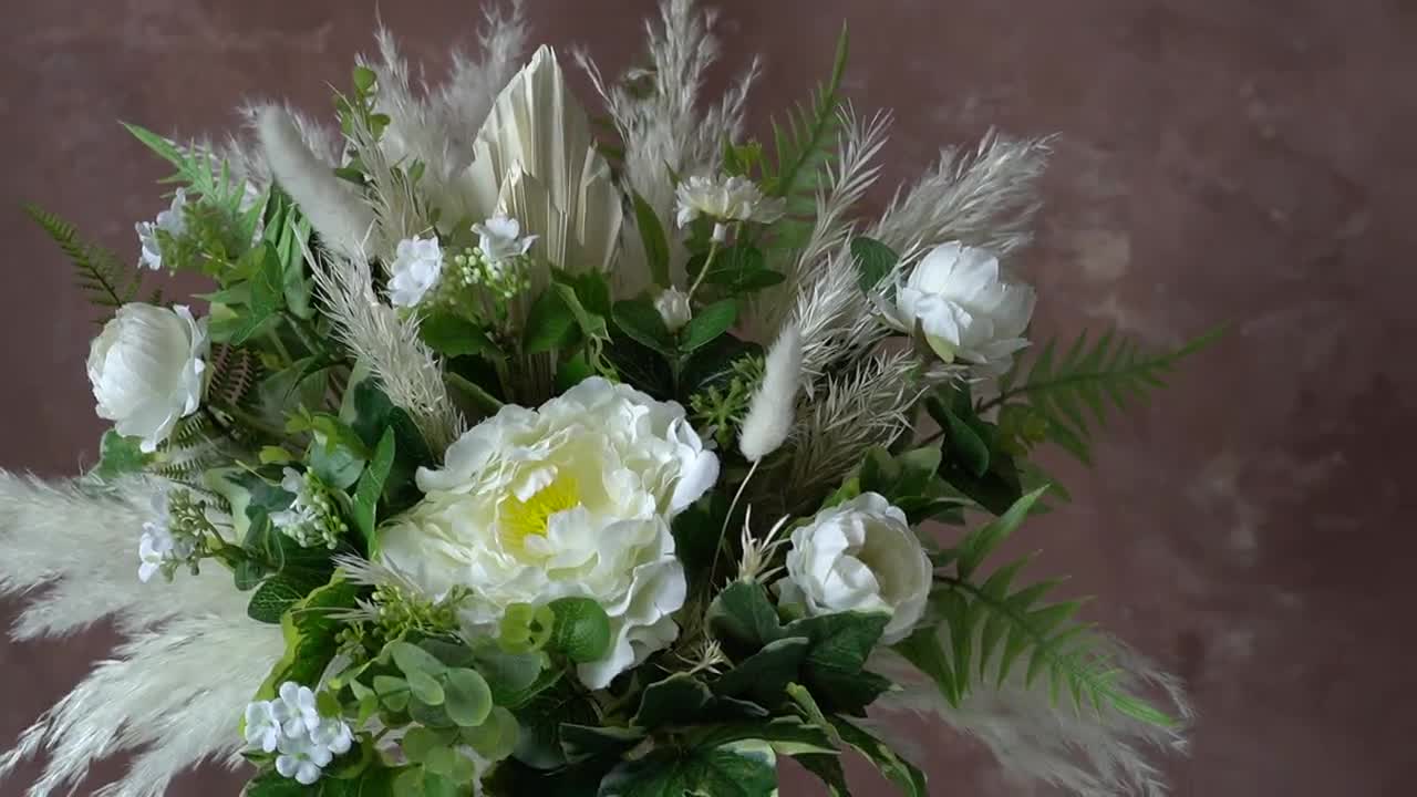 Bouquet Di Fiori Secchi Di Eucalipto - 52 Pezzi Per Decorazioni Matrimoni, Fai Da Te, Aromaterapia - Verde - Foto 8